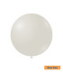 18" Dusty White 264 Rocca Decorator Line Latex Balloons bag of 20pcs