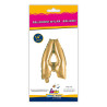 14" Letter A Gold bag of 1pc