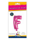 14" Letter F Fuchsia bag of 1pc