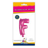 14" Letter F Fuchsia bag of 1pc