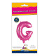 14" Letter G Fuchsia bag of 1pc