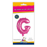 14" Letter G Fuchsia bag of 1pc