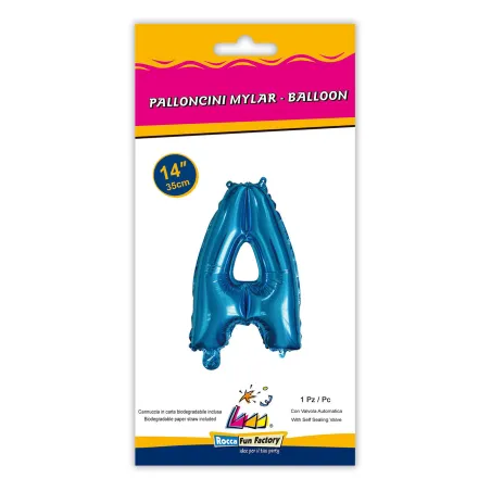 14" Letter A Blue bag of 1pc