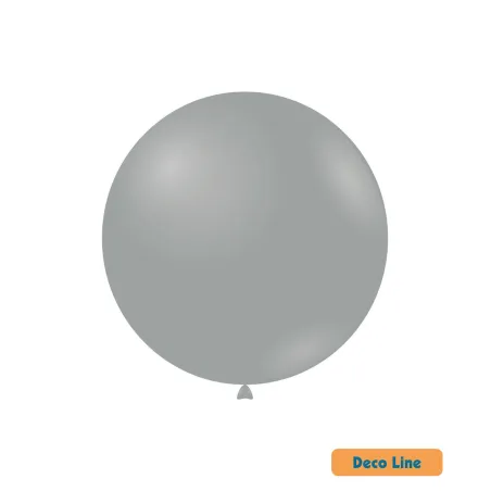 18" Anthracite Grey 215 Rocca Decorator Line Latex Balloons bag of 20pcs