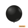 18"Onyx  Black 214 Rocca Decorator Line Latex Balloons bag of 20pcs