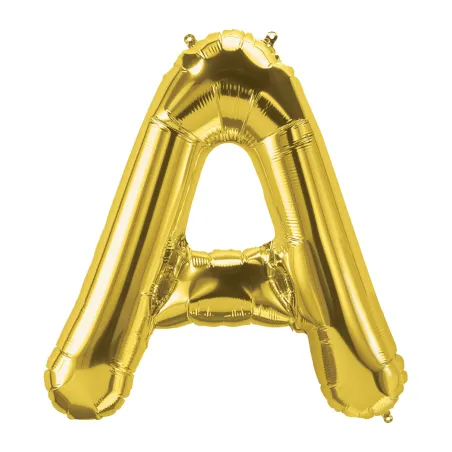 40" Letter A Gold bag of 1pc