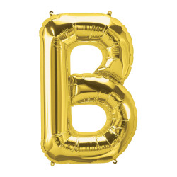 40" Letter B Gold bag of 1pc