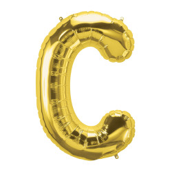 40" Letter C Gold bag of 1pc
