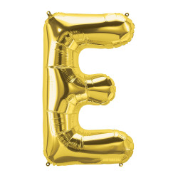 40" Letter E Gold bag of 1pc