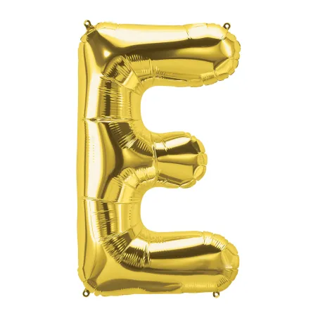 40" Letter E Gold bag of 1pc