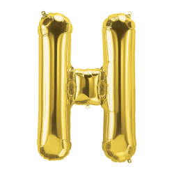 40" Letter H Gold bag of 1pc