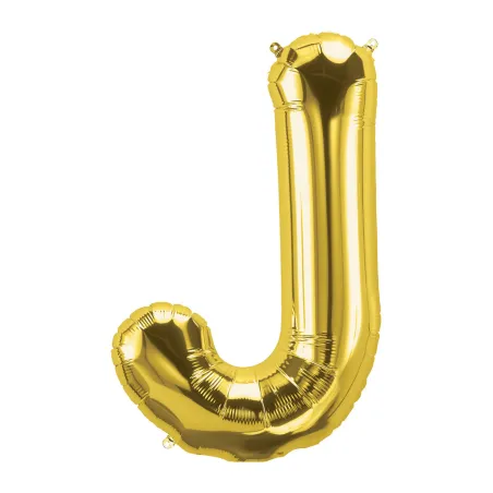 40" Letter J Gold bag of 1pc