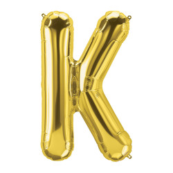 40" Letter K Gold bag of 1pc