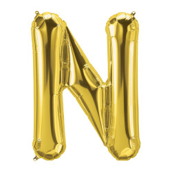 40" Letter N Gold bag of 1pc