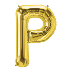 40" Letter P Gold bag of 1pc