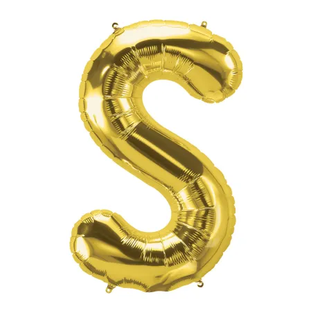 40" Letter S Gold bag of 1pc