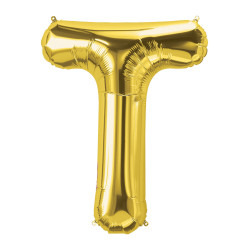 40" Letter T Gold bag of 1pc