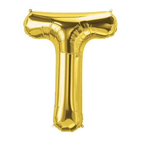 40" Letter T Gold bag of 1pc