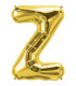 40" Letter Z Gold bag of 1pc