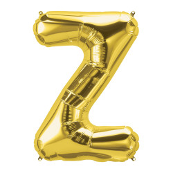 40" Letter Z Gold bag of 1pc