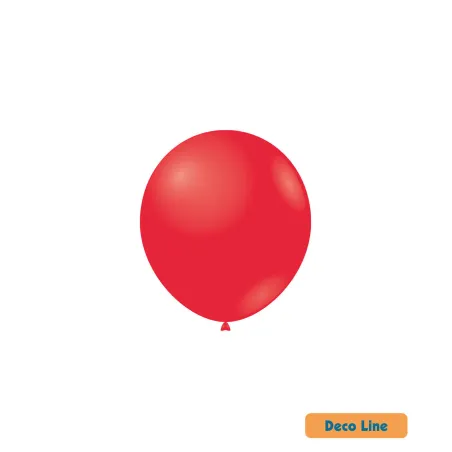 5" Scarlet Red 201 Rocca Decorator Line Latex Balloons bag of 100pcs