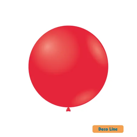 18" Scarlet Red 201 Rocca Decorator Line Latex Balloons bag of 20pcs