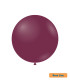 18" Burgundy 207 Rocca Decorator Line Latex Balloons bag of 20pcs