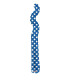Mylar Mini Shape Kurly Zig Zag Royal Blue Polka Dots 14" pack 5pcs