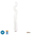 Mylar Kurly Zig Zag White MiniShape 14" pack 5pcs