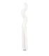 Mylar Kurly Zig Zag White MiniShape 14" pack 5pcs