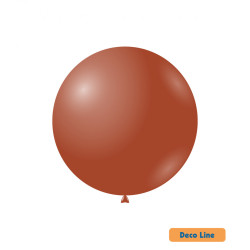 18" Rust 260 Rocca Decorator Line Latex Balloons bag of 20pcs