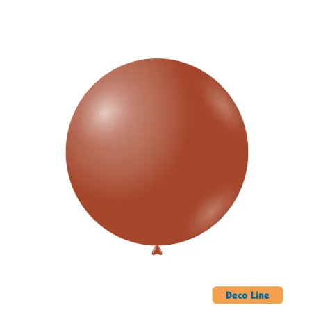 18" Rust 260 Rocca Decorator Line Latex Balloons bag of 20pcs