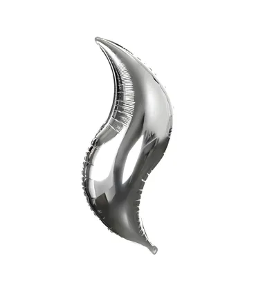 Mylar Curve Silver 18" 1pc