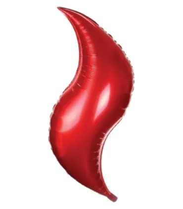 Mylar Curva Rossa SuperShape 36" 1pc