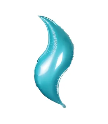 Mylar Curve Light Blue 18" 1pc