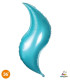 Mylar Curve Light Blue SuperShape 36" 1pc