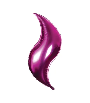 Mylar Curve Fuchsia 18" 1pc