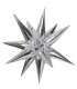 Mylar Kit Exploding Stars Silver with Valve 27" 1pc