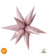 Mylar Kit Exploding Stars Pink Gold with Valve 27" 1pc