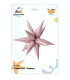 Mylar Kit Exploding Stars Pink Gold with Valve 27" 1pc