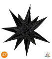 Mylar Kit Exploding Stars Black with Valve 27" 1pc