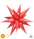 Mylar Kit Exploding Star Red with valve 26" 1pc
