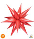 Mylar Kit Exploding Stars Red with valve 27" 1pc