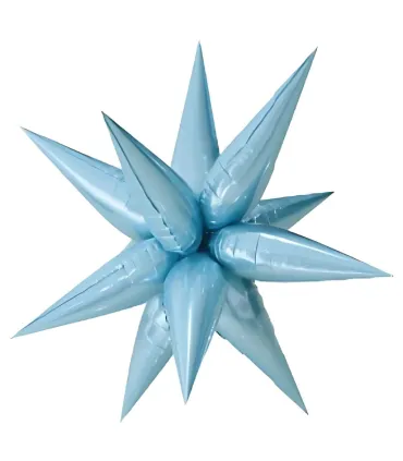 Mylar Kit Exploding Star Celeste with valve 26" 1pc