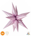 Mylar Kit Exploding Stars Pink with 26" Valve 1pc