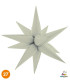 Mylar Kit Exploding Stars Milk with Valve 27" 1pc