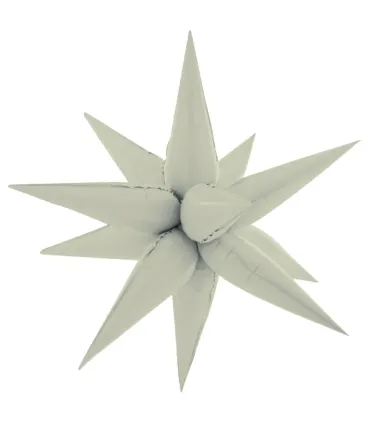 Mylar Kit Exploding Stars Milk with Valve 27" 1pc