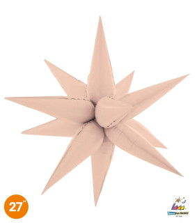Mylar Kit Exploding Stars Powder with Valve 27" 1pc