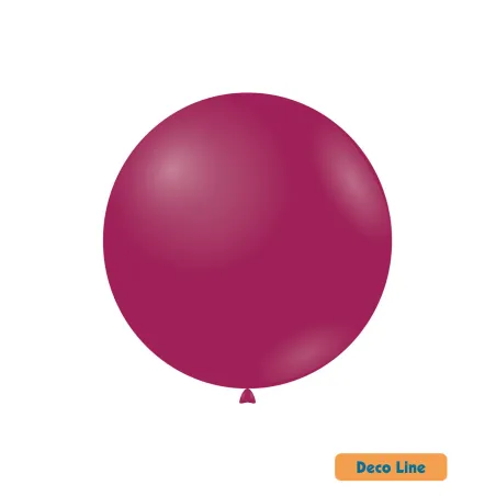 18" Deep Magenta 218 Rocca Decorator Line Latex Balloons bag of 20pcs