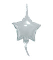 Mylar Deco Link Silver Star MiniShape 9" pack 10pcs